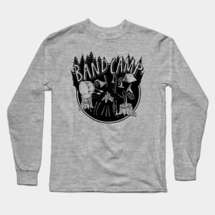 Band Camp - Camping Instruments (Black) Long Sleeve T-Shirt